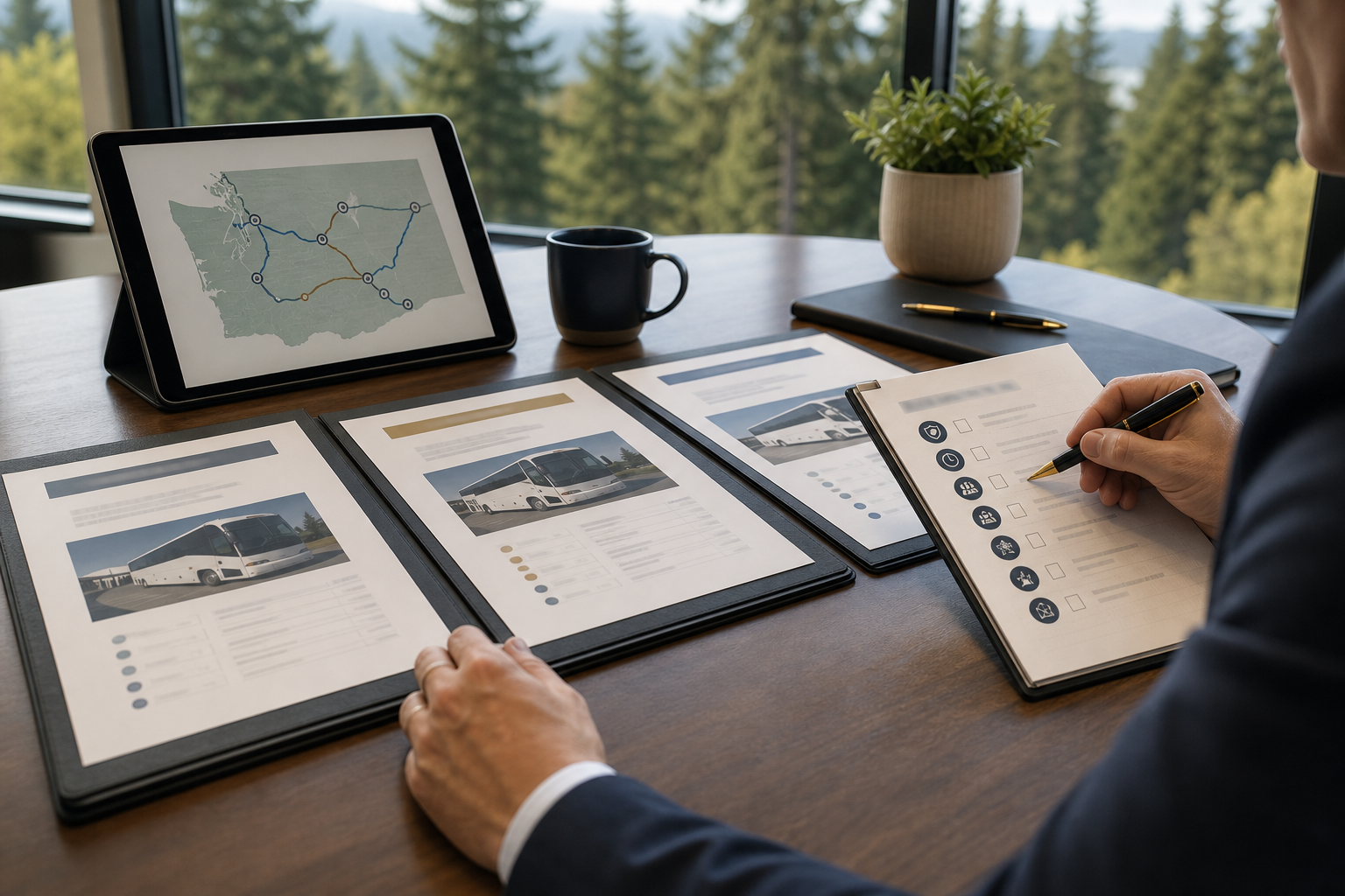 Choose A Charter Bus Company In Washington planning guide
